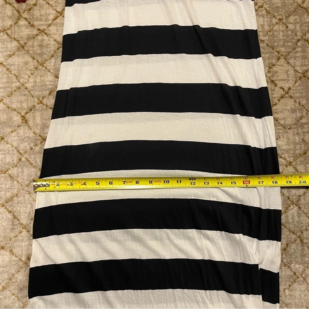 Denim & Supply Ralph Lauren Women's Maxi Dress Small Sleeveless Black & White - Picture 9 of 9